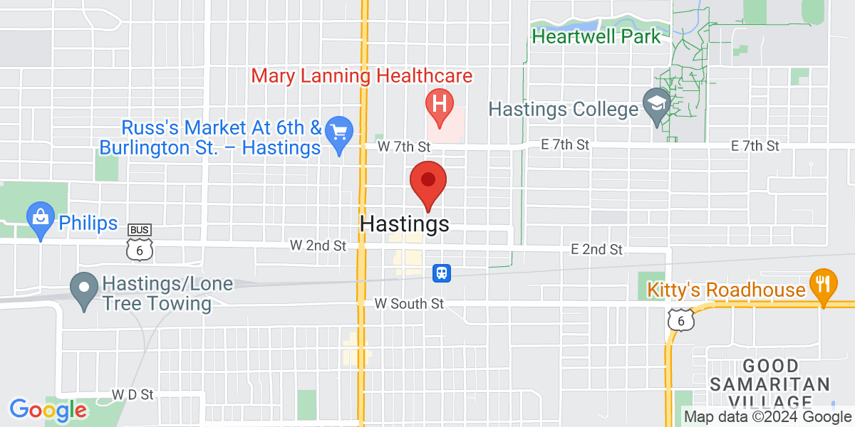 Map of Hastings Public Library